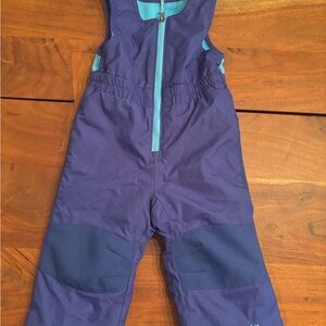 Columbia Toddler Snow Suit / Snow Pants in Blue and teal